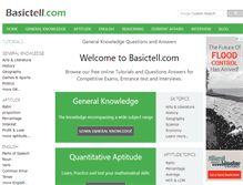 Tablet Screenshot of basictell.com